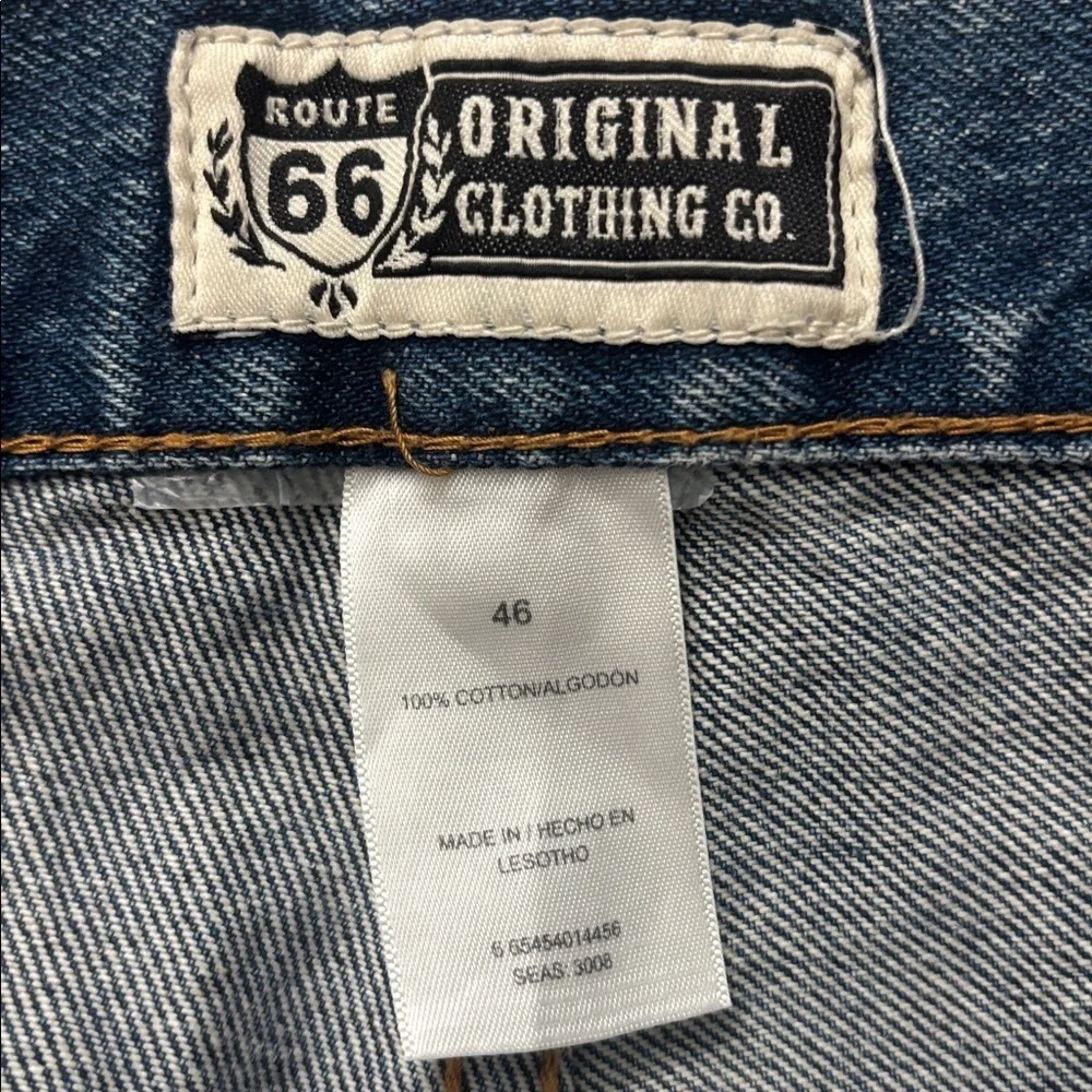Route 66 Original Clothing Co Men's Blue Denim Shorts Size 46